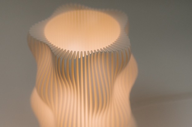 Stojąca lampa MELLO white od góry