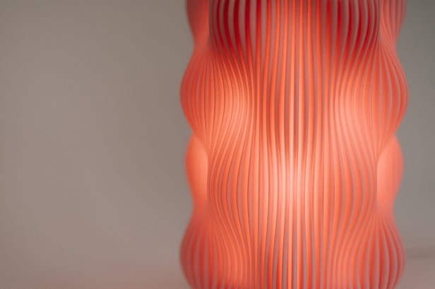 Designerska lampa z eko materiału PLA