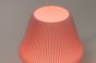 Ciepłe światło lampy MONO pink