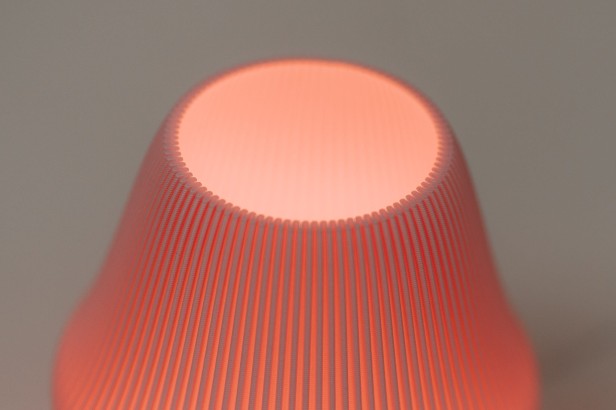 Lampa MONO pink od góry