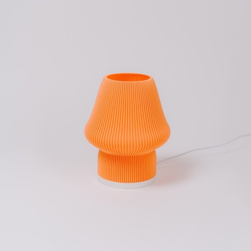 Pomarańczowa lampa nocna MONO orange z druku 3D