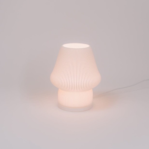Minimalistyczna biała lampka model MONO white
