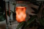 Lampa MELLO orange na metalowej szafce